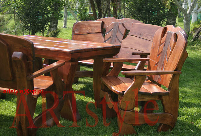 Drewniane meble ARTstyle. Ogrodowy model K18