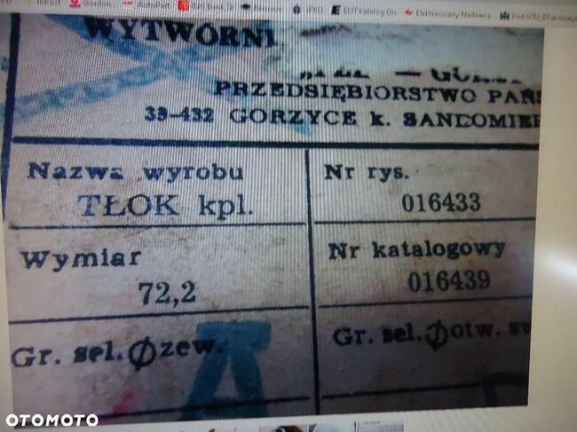 NOWE TŁOKI FIAT 125p 1300 72,20-NOWE 4 szt