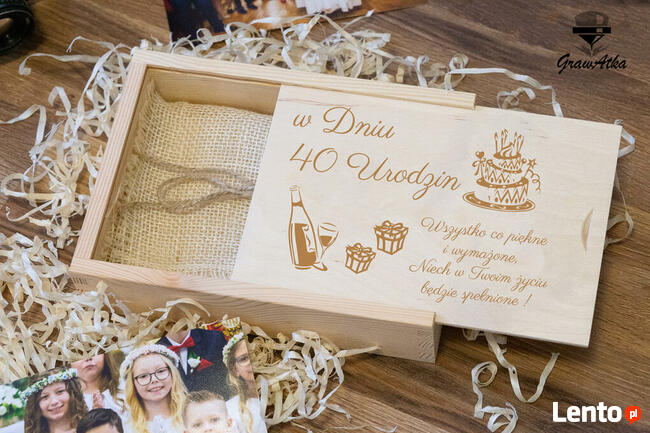 Pudełko na Zdjęcia 13x18mm Grawerowane GrawAtka