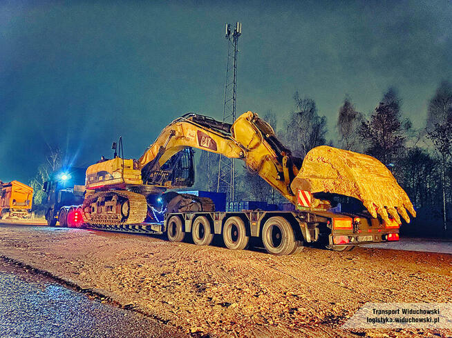 Transport niskopodwoziowy maszyn gabarytowych