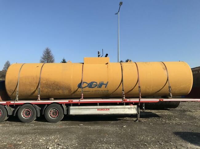 Zbiornik stalowy 30m3 30000l 30 000l - dwupłaszcz CGH