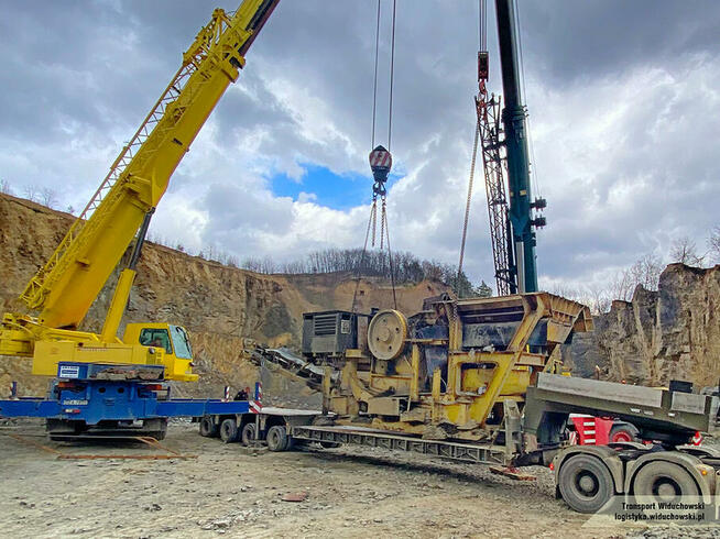 Transport niskopodwoziowy maszyn gabarytowych