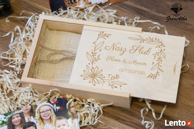 Pudełko na Zdjęcia 13x18mm Grawerowane GrawAtka