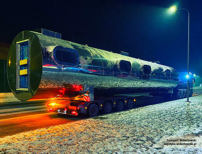 Transport niskopodwoziowy maszyn gabarytowych