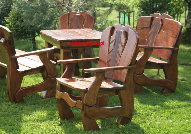 Drewniane meble ARTstyle. Ogrodowy model K18