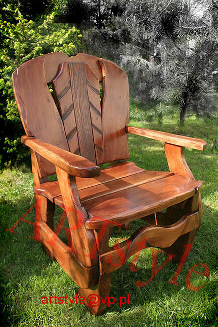 Drewniane meble ARTstyle. Ogrodowy model K18