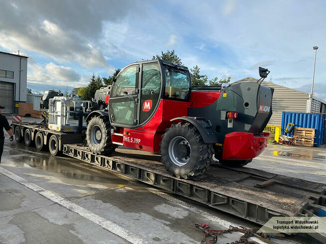 Transport niskopodwoziowy maszyn gabarytowych