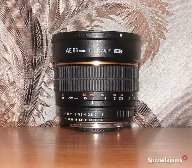 Obiektyw Rokinon (Samyang) AE 85 1.4 AS IF UMC Nikon F