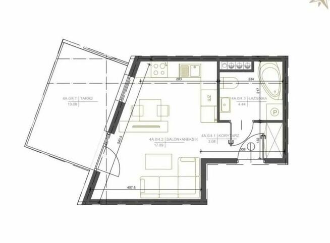 Mieszkanie Kielce KSM, Górna