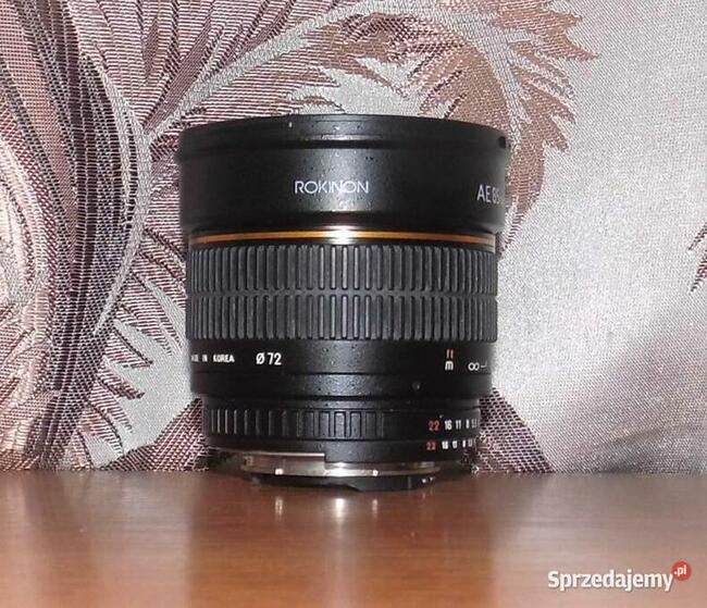 Obiektyw Rokinon (Samyang) AE 85 1.4 AS IF UMC Nikon F