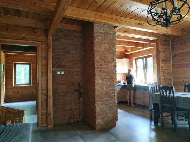 WAKACJE do wynajęcia drewniany dom na mazurach