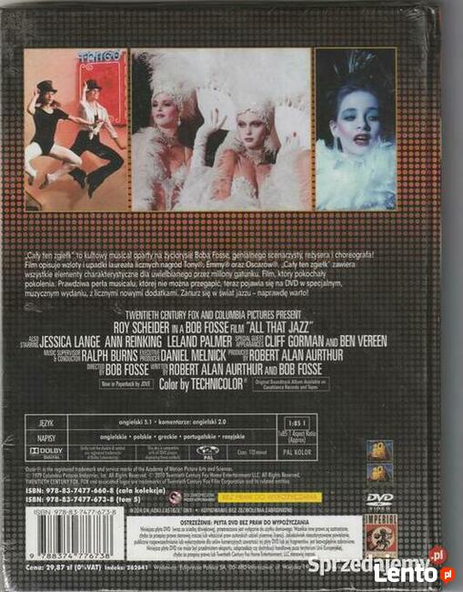 Musicale Cały ten zgiełk R.Scheider ,J. Lange DVD