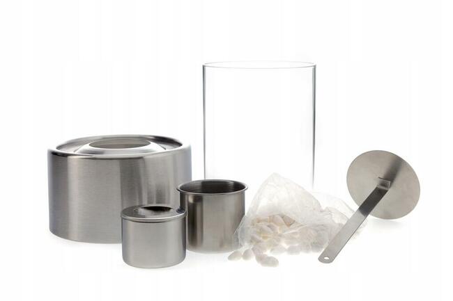 Srebrny Bio-Kominek WARMY wolnostojący na biopaliwo