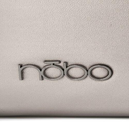 Torebka Damska Stalowa Shopperka Nobo z Portmonetką Polecam