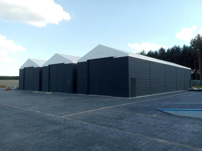 Hala namiotowa, magazynowa, rolnicza, wiata, garaż