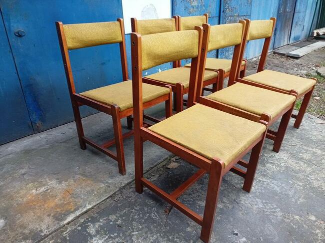 Krzesła PRL, Krzesła Drewniane, Krzesła Tapicerowane