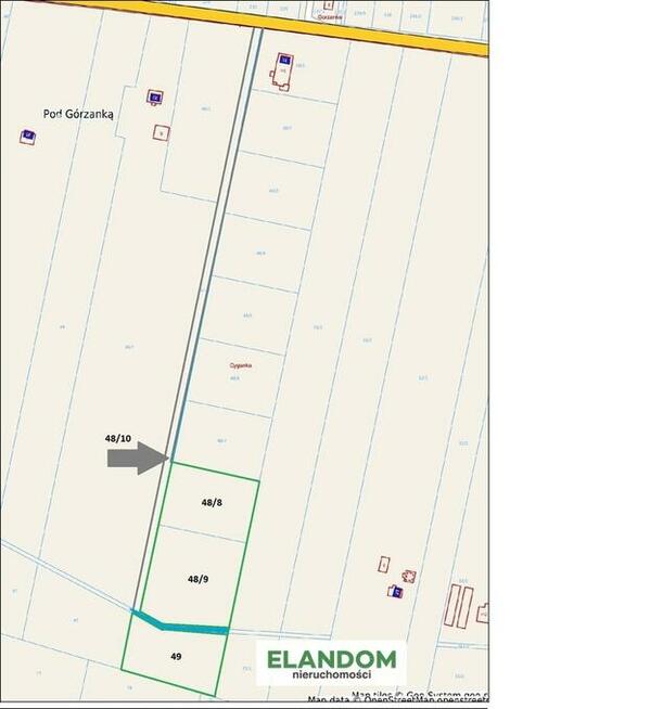 Duża działka z widokiem na las!!