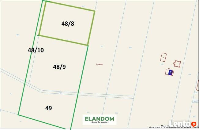 3124 m2 cicha i spokojna okolica, las