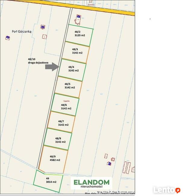3 działki w sielskiej okolicy cisza i spokój