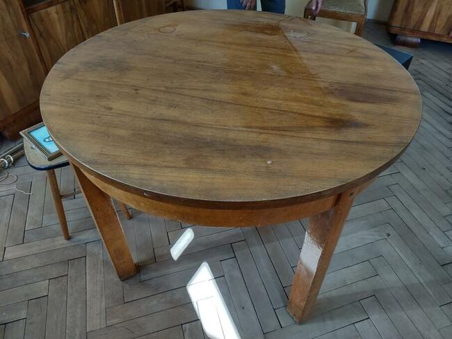 Sprzedam stół okrągły z drzewa czereśniowego