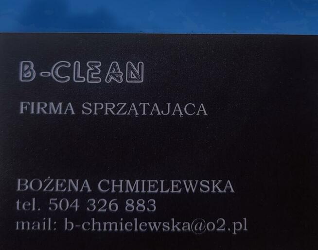 Usługi sprzątające