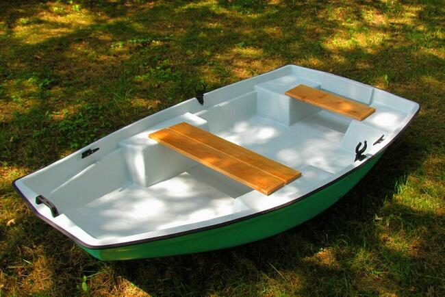 Mały stabilny bączek łódeczka wędkarska łódeczka Skiff