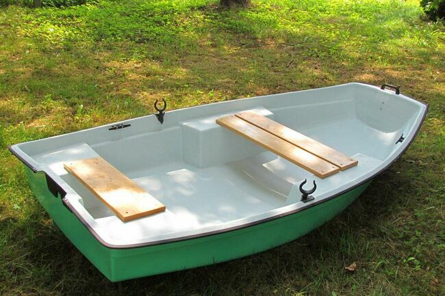 Mały stabilny bączek łódeczka wędkarska łódeczka Skiff