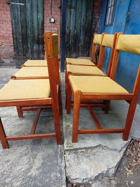 Krzesła PRL, Krzesła Drewniane, Krzesła Tapicerowane
