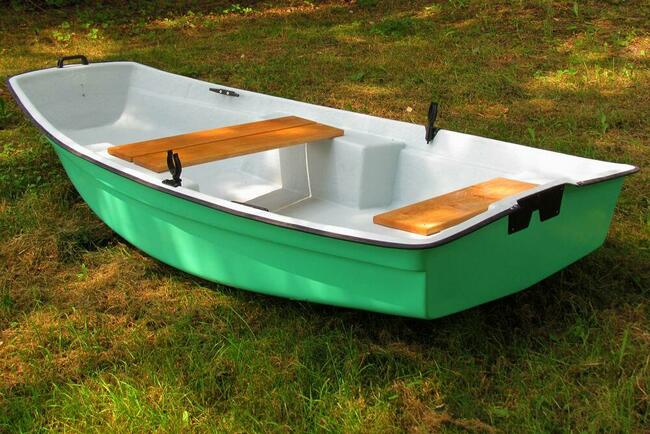 Mały stabilny bączek łódeczka wędkarska łódeczka Skiff