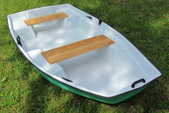Mały stabilny bączek łódeczka wędkarska łódeczka Skiff