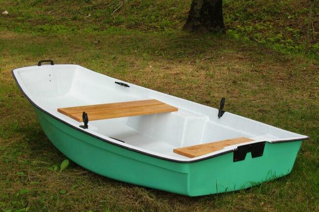 Mały stabilny bączek łódeczka wędkarska łódeczka Skiff