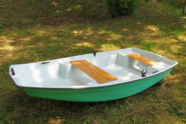 Mały stabilny bączek łódeczka wędkarska łódeczka Skiff