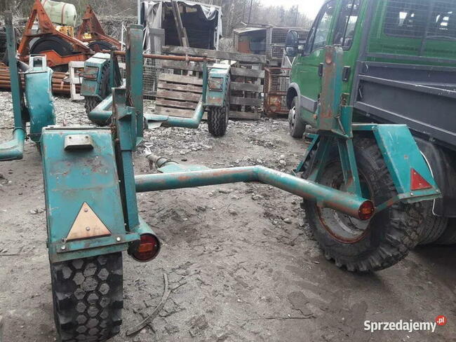 Przyczepa kablowa kablówka do kabli terenowa