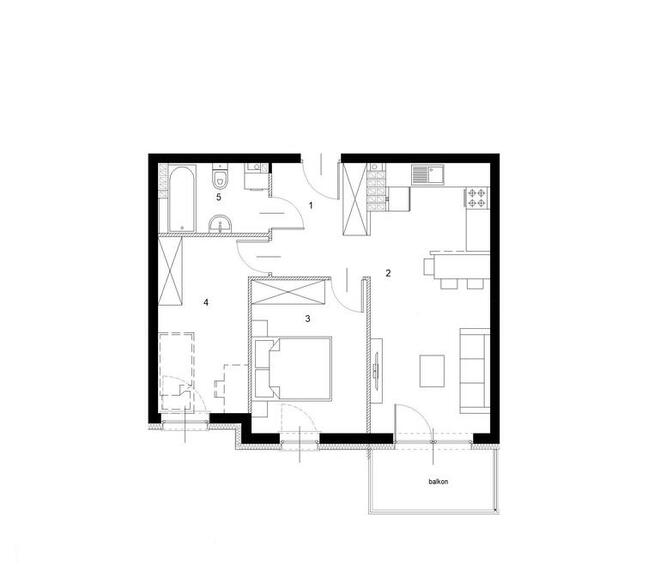 Mieszkanie 2 pokojowe na 4 piętrze, ZŁOCIEŃ