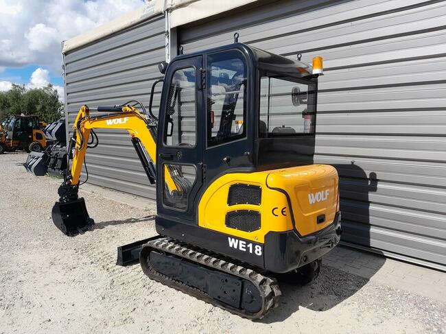 Nowa Minikoparka WOLF WE18 - masa 1,8t - Raty / Leasing / FV