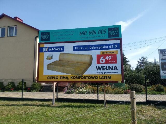 Billboard do wynajęcia Płock - REKLAMA - Maszewo