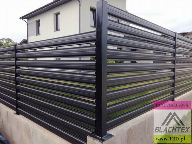TANIE sztachety metalowe na ogrodzenie 2 II gat Blachtex