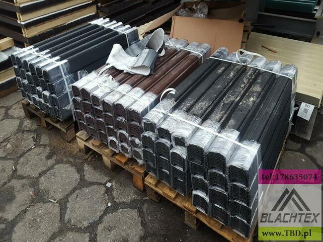 TANIE sztachety metalowe na ogrodzenie 2 II gat Blachtex