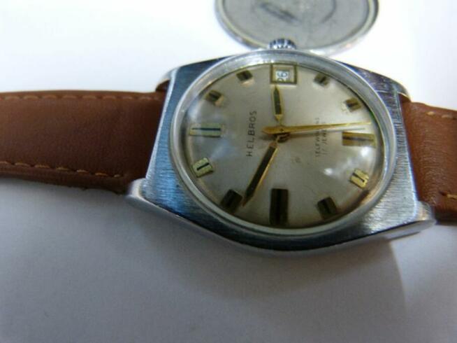 Zegarek męski HELBROS automat 17 jewels