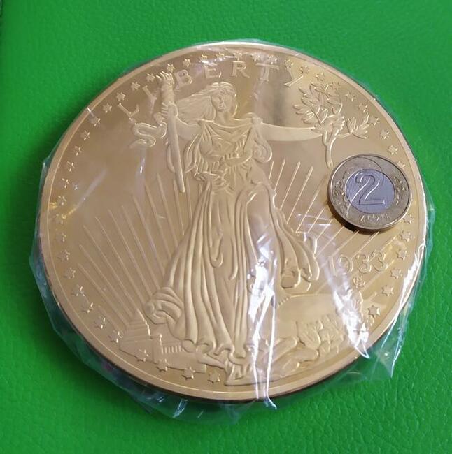 Moneta Liberty 20 Dolar $ Double Eagle 1933 Bogini Wolności