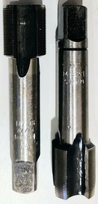 GWINTOWNIK M30x1 M 30x1 30 1 HSS FWP VIS FANAR KOMPLET 2 Szt