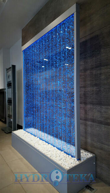 Ściana wodna BUBBLE WALL 150x210 wolnostojąca