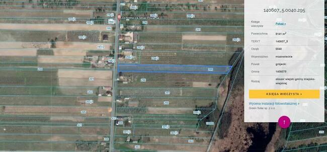 Działka rolno-budowlana , 70km od Warszawy