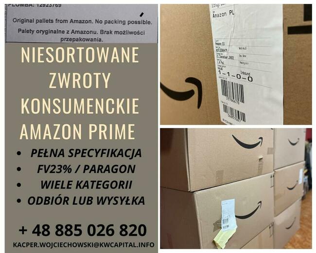 NIESORTOWANE Zwroty konsumenckie Amazon Prime