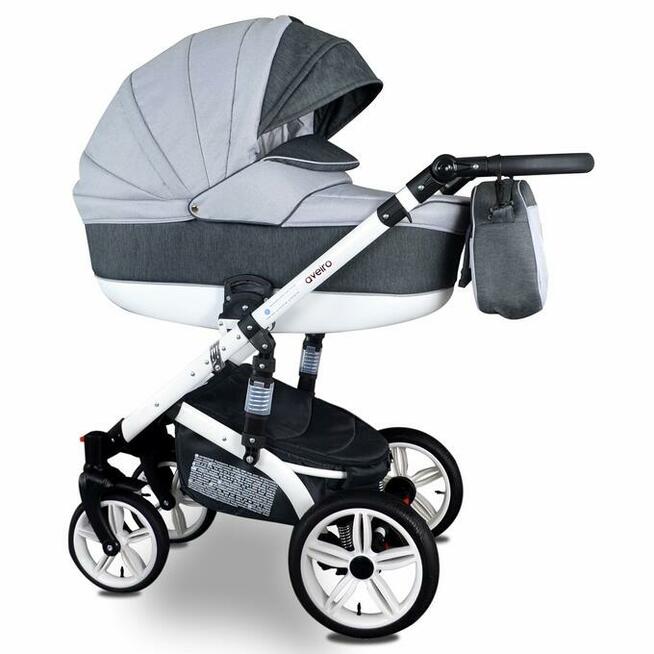 Wózek Dziecięcy Aveiro 4w1 Fotelik Samochodowy Baza Isofix