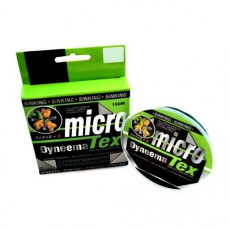 Plecionka wędkarska Micro Dyneema Tex różne grubości zielona
