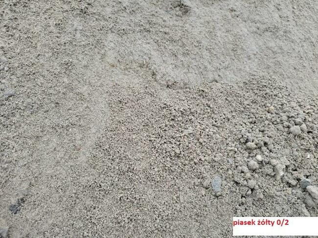 PIASEK ZASYPKOWY, piasek kopany 0,00-2,00 mm