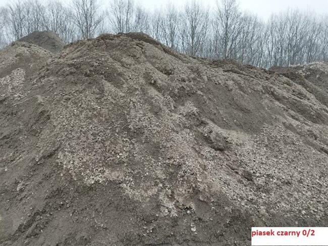 PIASEK ZASYPKOWY, piasek kopany 0,00-2,00 mm