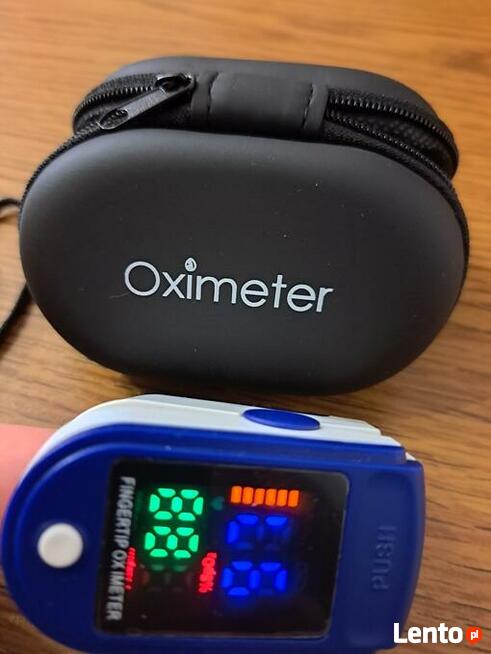 Pulsoksymetr + Etui + Smycz- Nowy- Najtańszy - Wyprzedaż