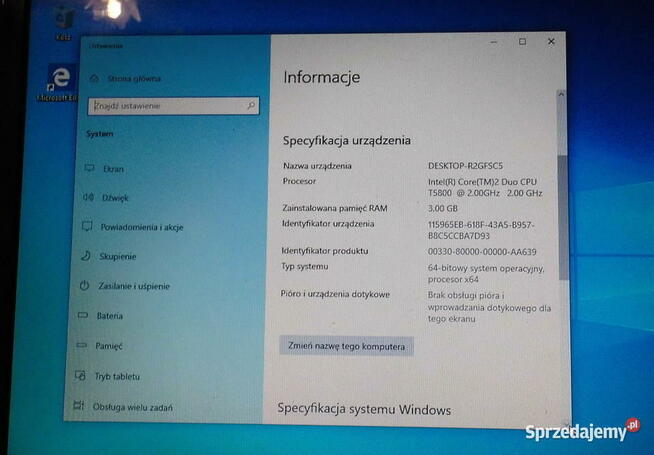 Laptop HP Pavilion dv5 320 GB Win10Pro(test)